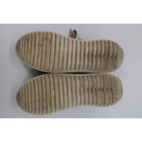 Steve Madden Charlie Taupe Suede Lace Up Rounded Toe Fashion Low Top Sneakers 9 - Picture 11 of 11